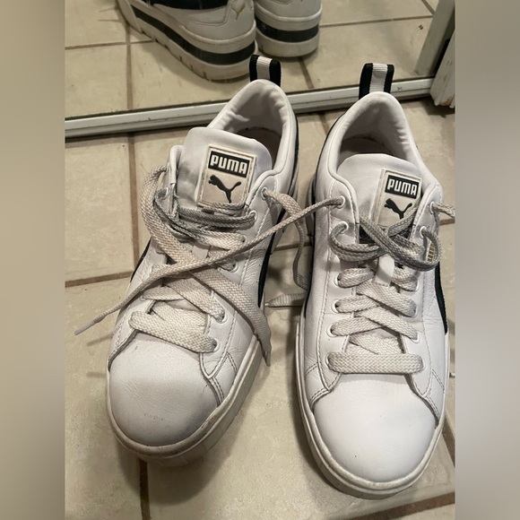 Puma Women’s Mayze platform sneakers. White. 8.5 - Picture 7 of 7